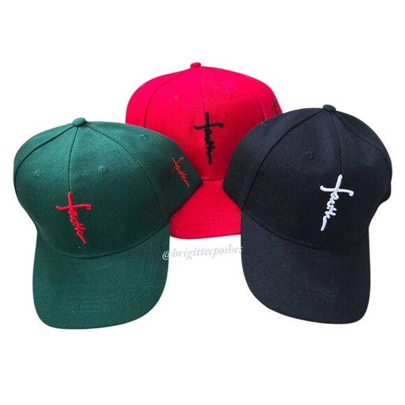 FAITH Unisex Green Adjustable Ball Cap - Picture 8 of 13